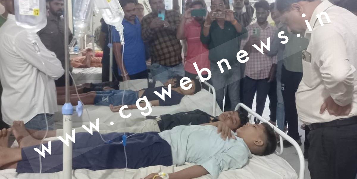 छात्रावास में खाना खा कर 22 बच्चों की तबीयत बिगड़ी , सभी को किया गया हॉस्पिटल में भर्ती