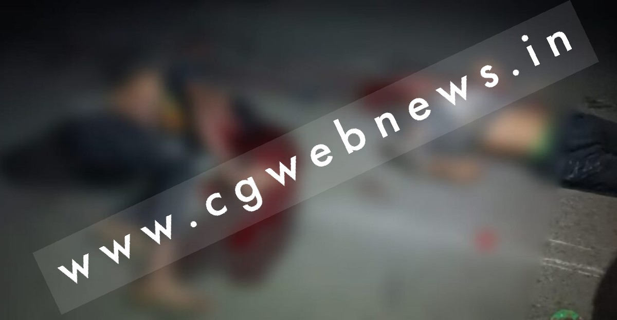 छत्तीसगढ़ - तेज रफ्तार ट्रक ने बाईक सवारों को मारी टक्कर , हादसे में दो युवकों की मौके पर ही मौत