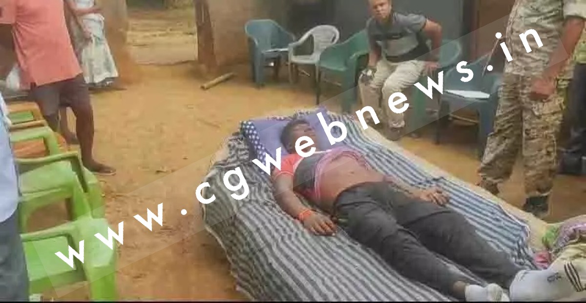 छत्तीसगढ़ - युवक की हत्या करने के बाद लाश को थाने के पास फेंका , मची सनसनी