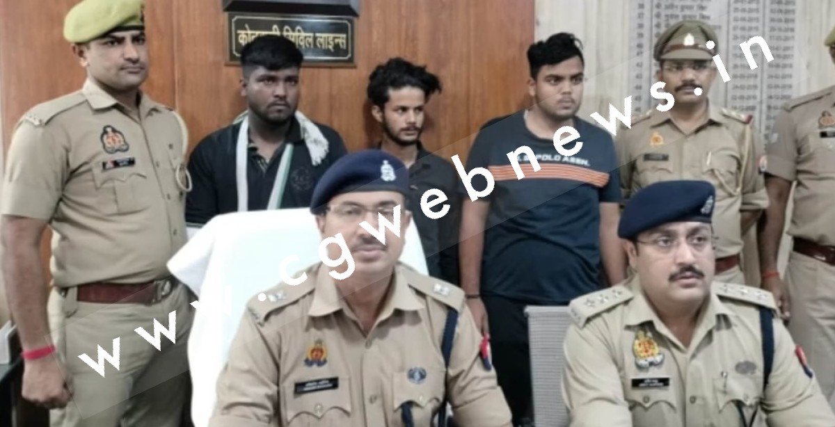 SSP बंगले के पास बम ब्लास्ट के तीन आरोपी गिरफ्तार , तीनो आरोपियों के पिता पुलिस के बड़े अधिकारी