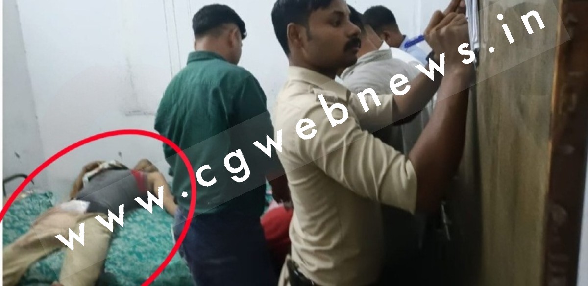 छत्तीसगढ़ - EVM की सुरक्षा में तैनात आरक्षक ने गोली मार कर की खुदकुशी , जांजगीर जिले का रहने वाला था मृतक