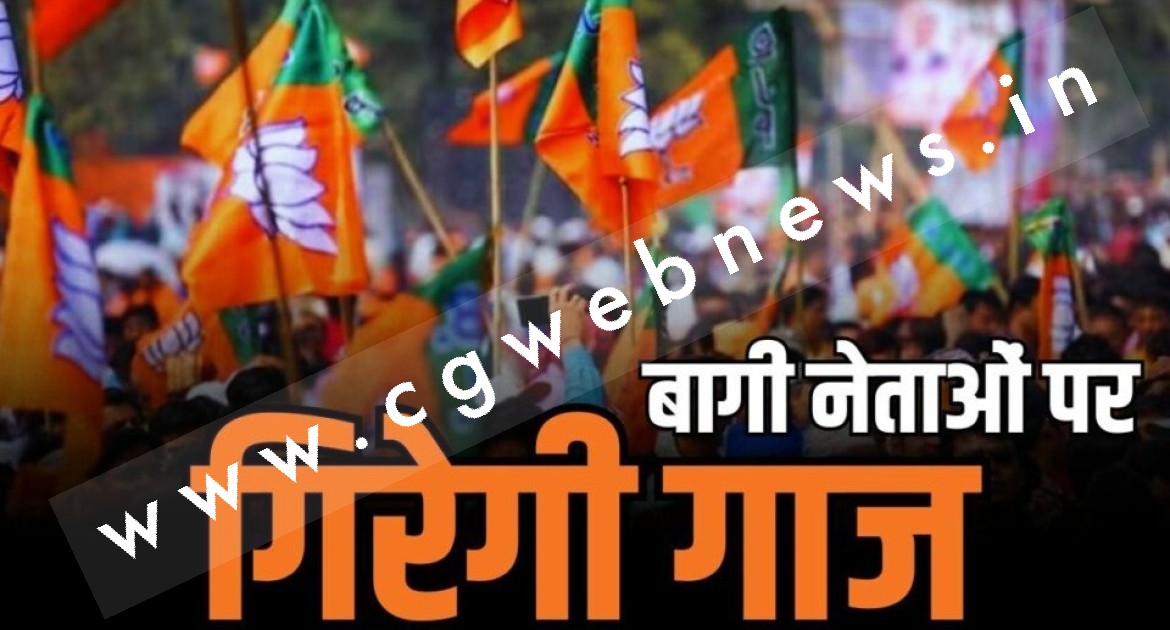 छत्तीसगढ़ - अधिकृत उम्मीदवारों का विरोध पड़ सकता है भारी , तैयार हो रहा है बागी नेताओं की कुंडली