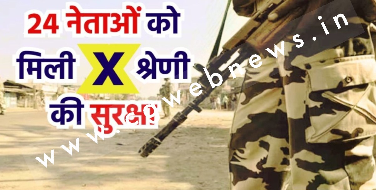 छत्तीसगढ़ के 24 नेताओं को मिली X कैटेगरी की सुरक्षा , केंद्रीय गृह मंत्रालय ने जारी किया आदेश