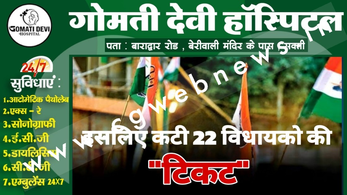 छत्तीसगढ़ - कांग्रेस ने इस वजह से काट दी 22 विधायकों की टिकट , नाम के साथ जाने टिकट कटने की वजह