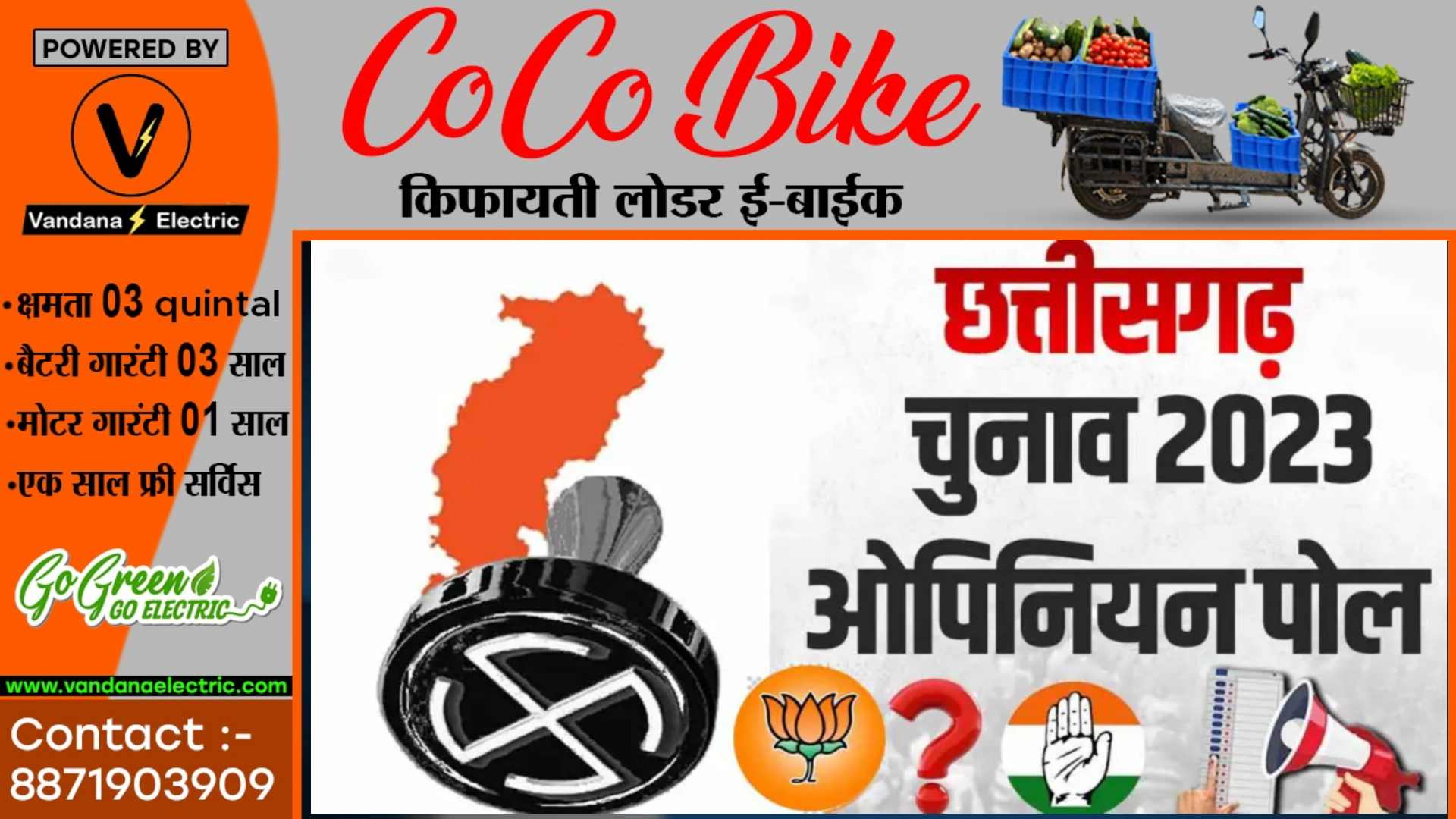 ABP-C VOTER का अपोनियन पोल , छत्तीसगढ़ में कांटे की टक्कर , जाने किसे मिल रही है कितनी सीटें