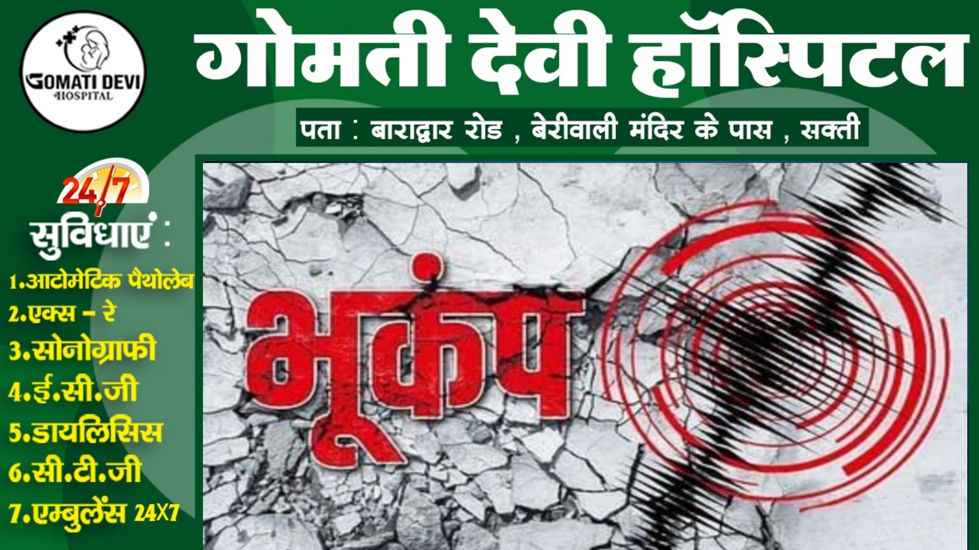 फिर आये भूकंप के झटके , छह दिन में दूसरी बार हिली धरती , डर से घरों के बाहर निकले लोग